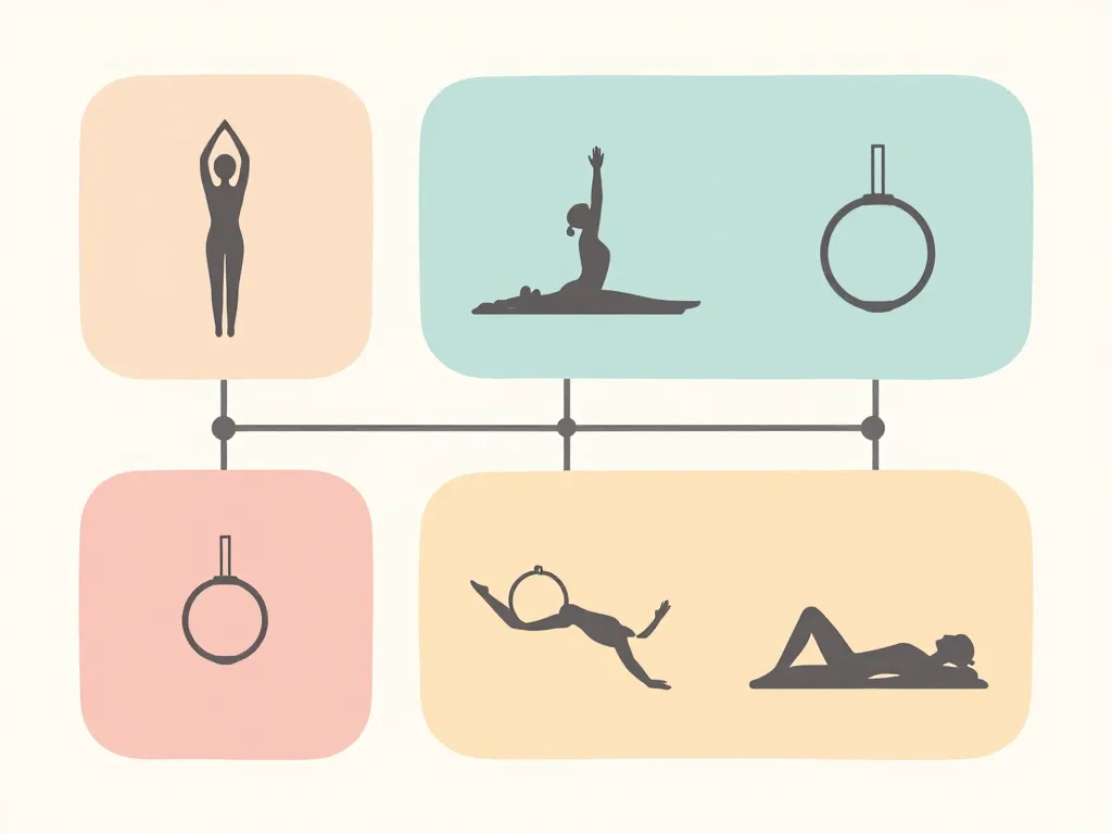 diagramme structuration programme anneau pilates exercices pdf