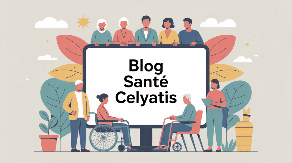 illustration blog santé celyatis ressource seniors et aidants