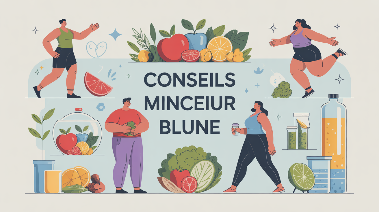 blune conseils minceur illustration perte de poids