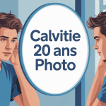 calvitie 20 ans photo jeune homme miroir