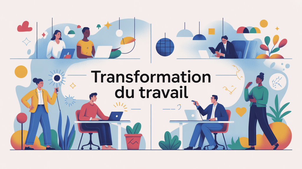 co-valence blog transformation du travail illustration collaborative