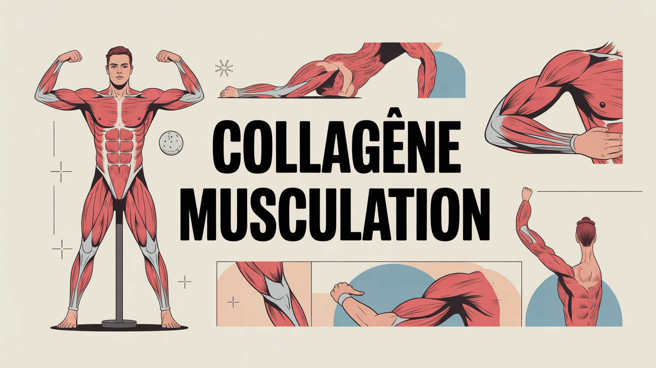 collagène musculation illustration muscles tendons articulations