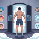 cryothérapie musculation athlète cabine vapeur muscles
