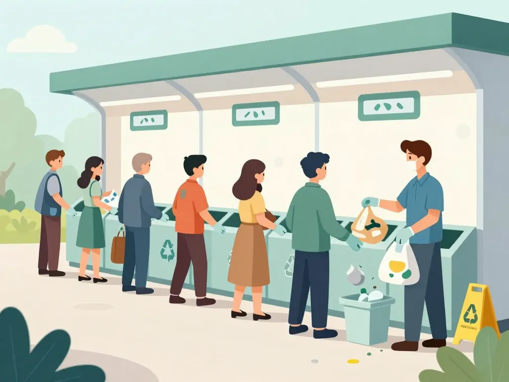 illustration sécurité déchetterie Morhange visiteurs