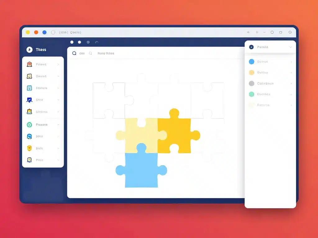illustration dockstart layout panneaux modulables