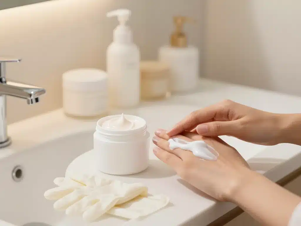 gestes soins gratter la main droite image