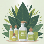 huile d ortie pour cheveux et peau illustration