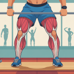 illustration jambes lourdes musculation silhouettes athletes