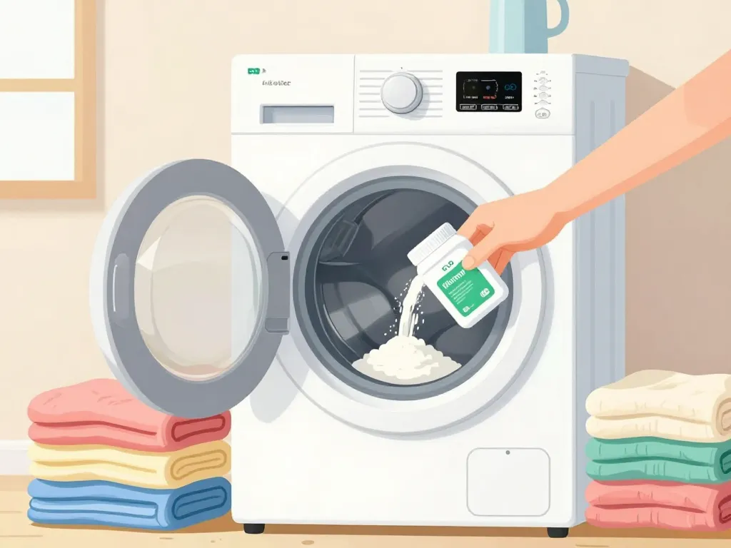 lessive percarbonate de soude utilisation mesure linge propre machine