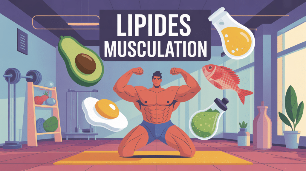 Lipides musculation illustration bonnes graisses et énergie