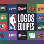 logo equipes nba illustration vectorielle colorée