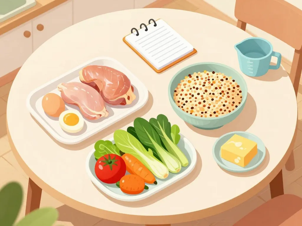 méthode api régime menu exemple repas équilibré