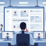 Illustration de monlogicielmedical dans un cabinet moderne