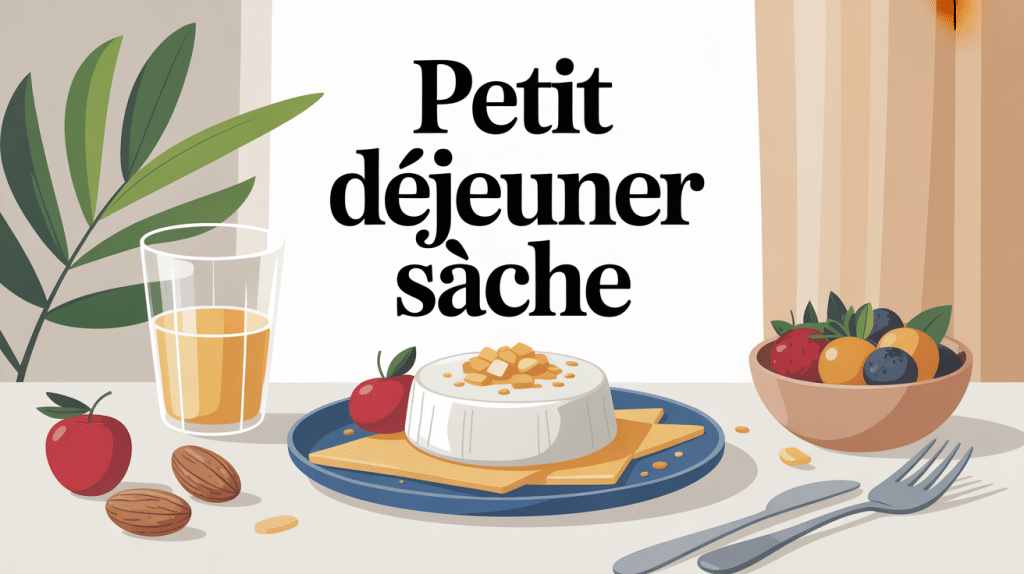 petit dejeuner seche bol fromage blanc flocons d’avoine amandes fruits