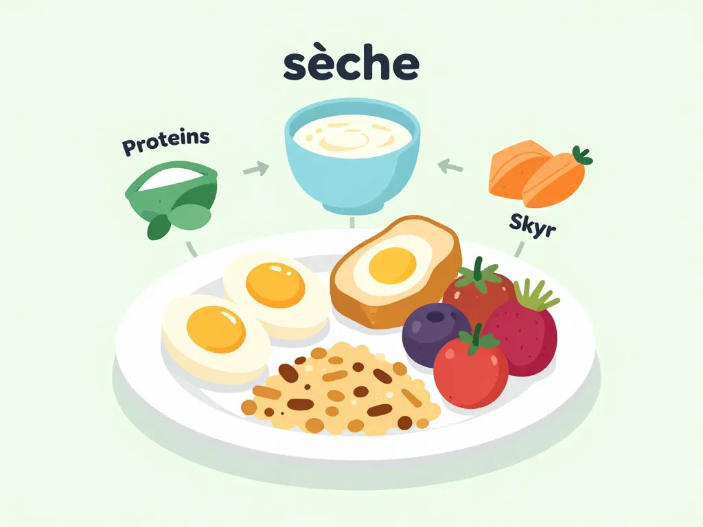 petit dejeuner seche composition équilibrée protéines glucides lipides