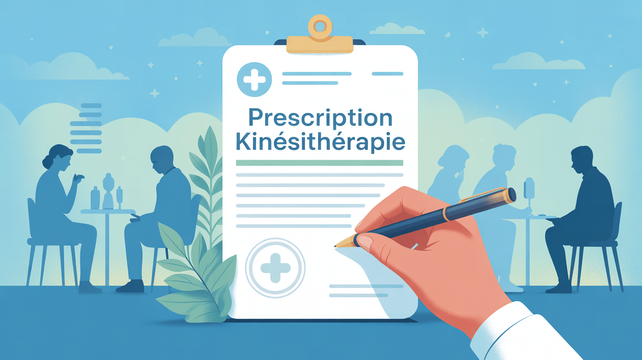 illustration prescription kiné exemple moderne