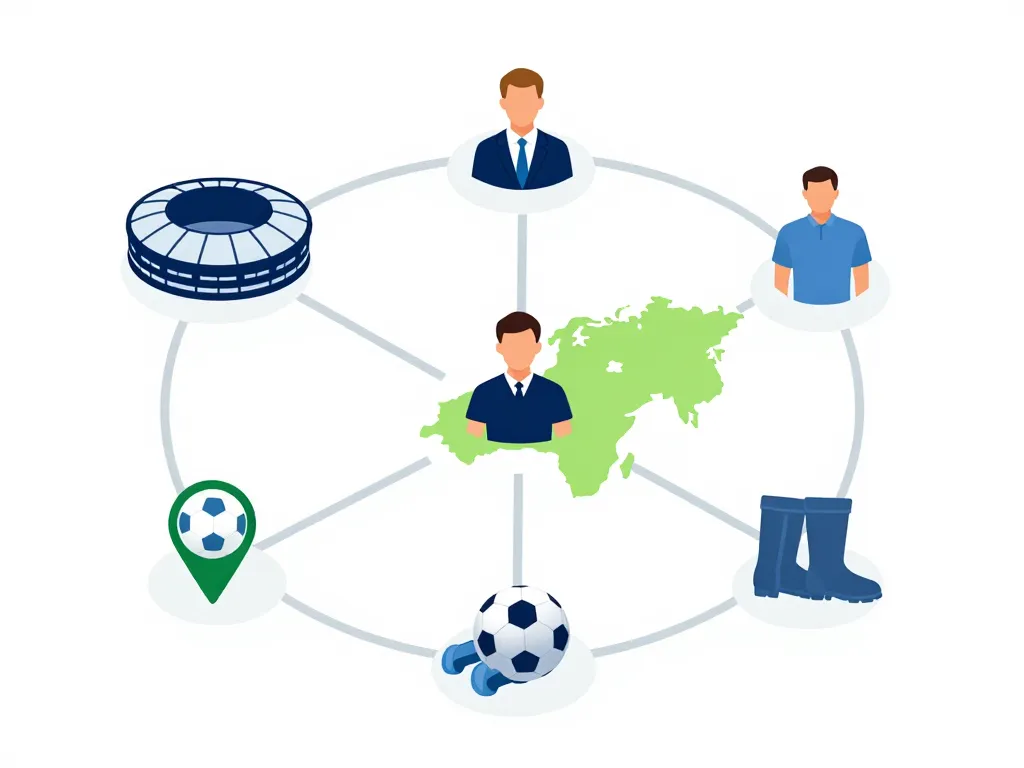 prix licence foot diagramme facteurs infrastructure équipement