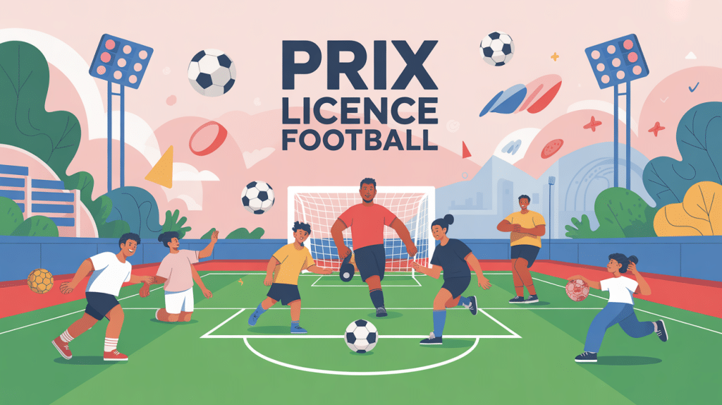 prix licence foot illustration convivialité clubs