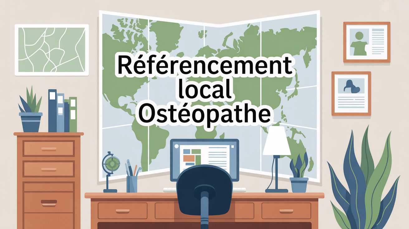 référencement local berger-osteopathe.fr illustration cabinet