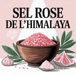 sel rose de l'himalaya danger bol cristaux illustration santé