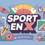 illustration sport en x concept multiUsages