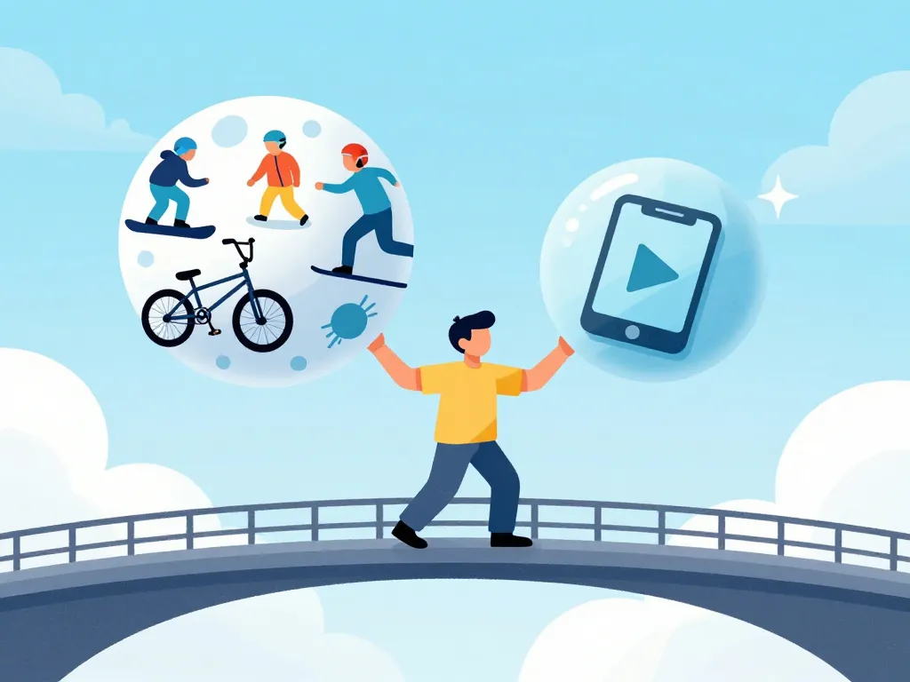 illustration sport en x éditorial et référencement