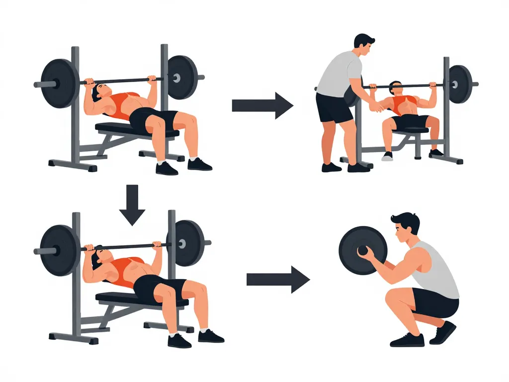 Spotter musculation répétitions forcées et partiels
