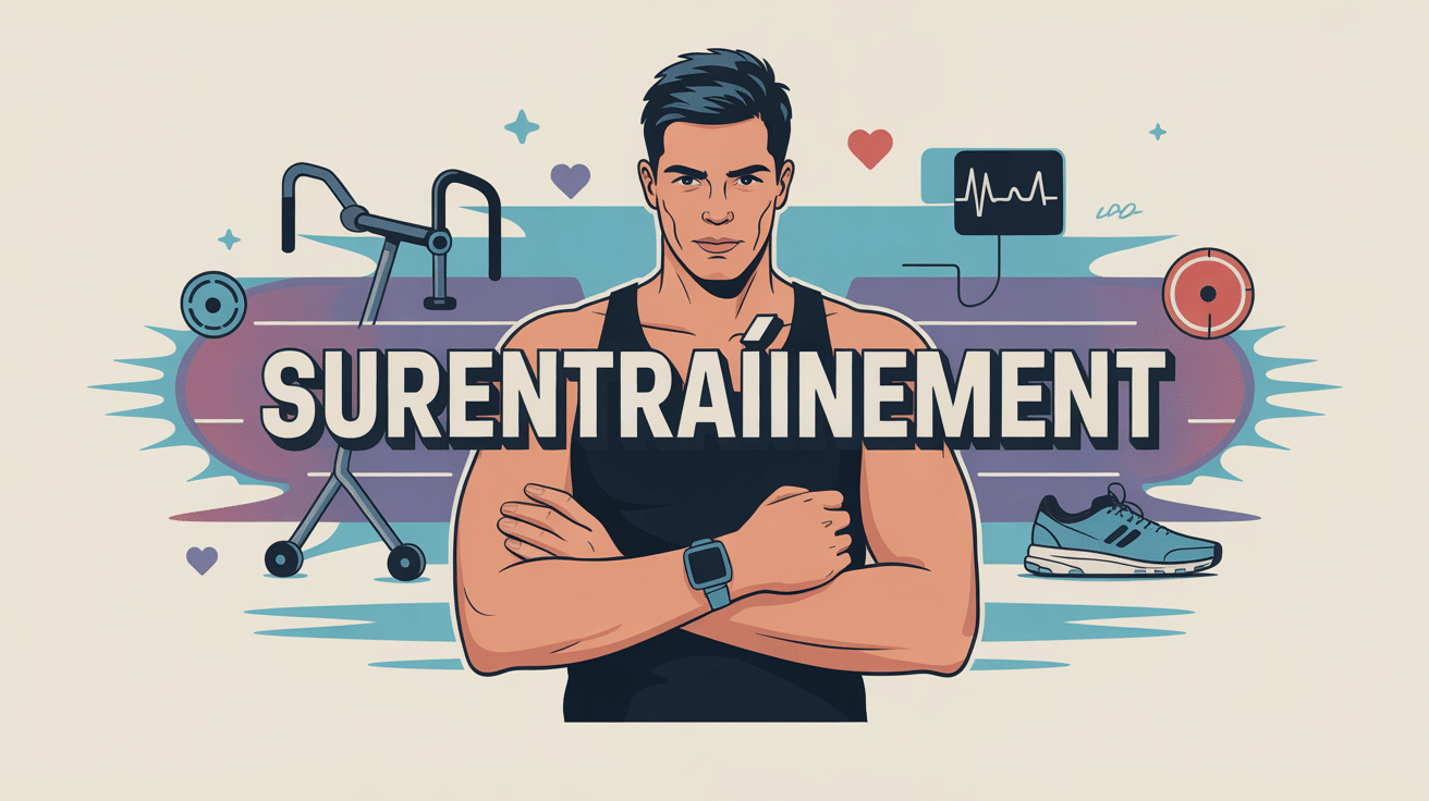 Illustration surentraînement sportif énergie fatigue