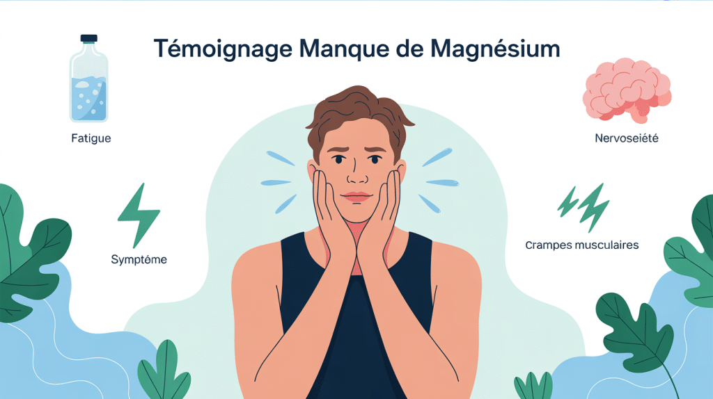 illustration centrale temoignage manque de magnésium