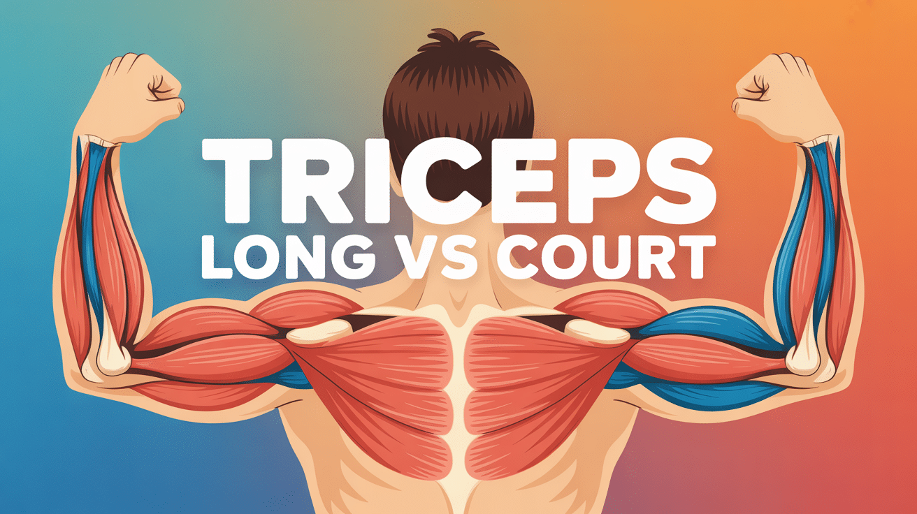 Diagramme triceps long vs court titre central