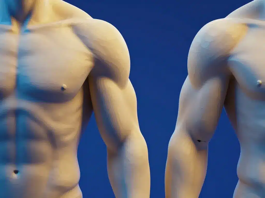 Morphologie bras triceps long vs court