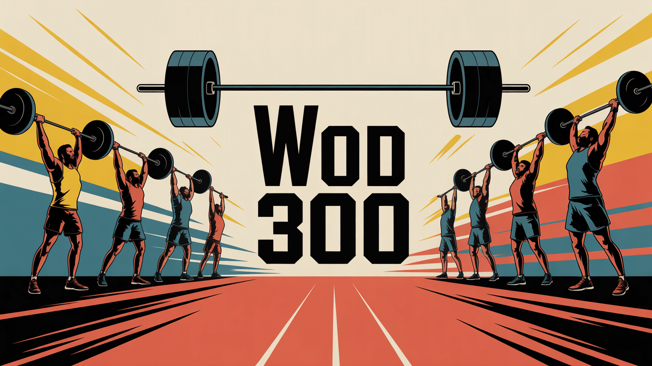 illustration wod 300 crossfit exercices principaux