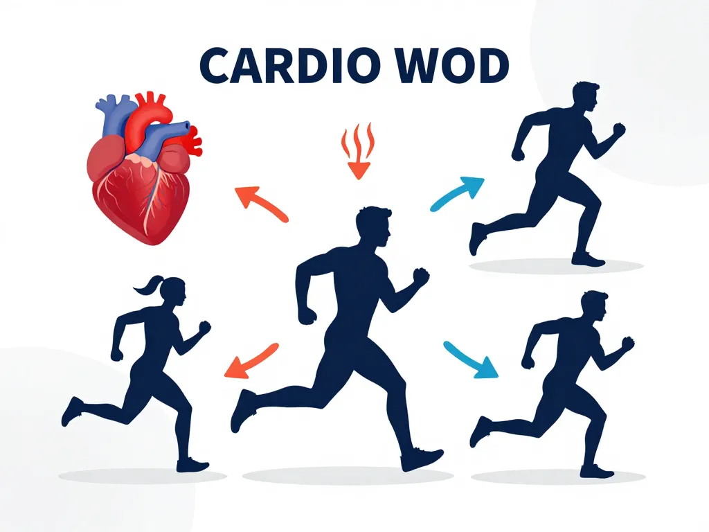 Diagramme conceptuel bénéfices wod cardio