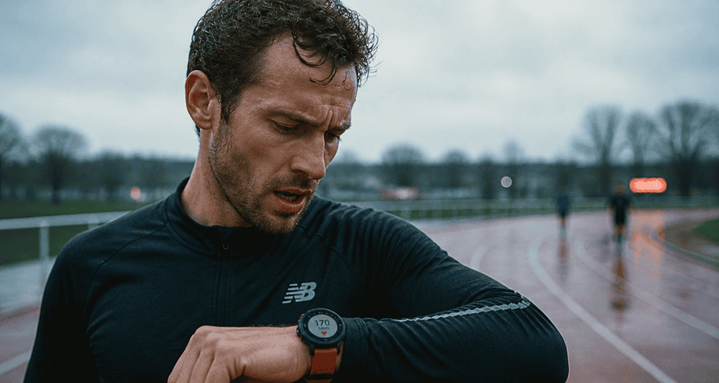 170 bpm course a pied coureur montre cardio