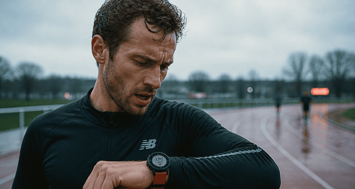 170 bpm course a pied coureur montre cardio