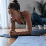 5 min de gainage par jour resultat femme plank