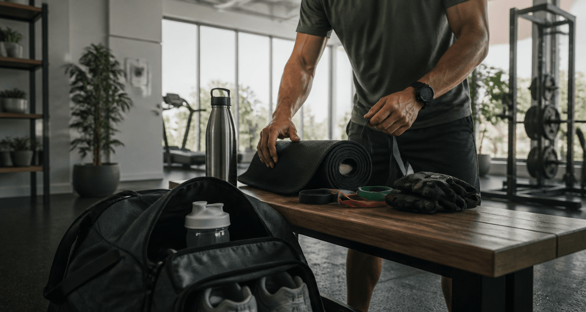 Accessoire pour sport sur banc en salle