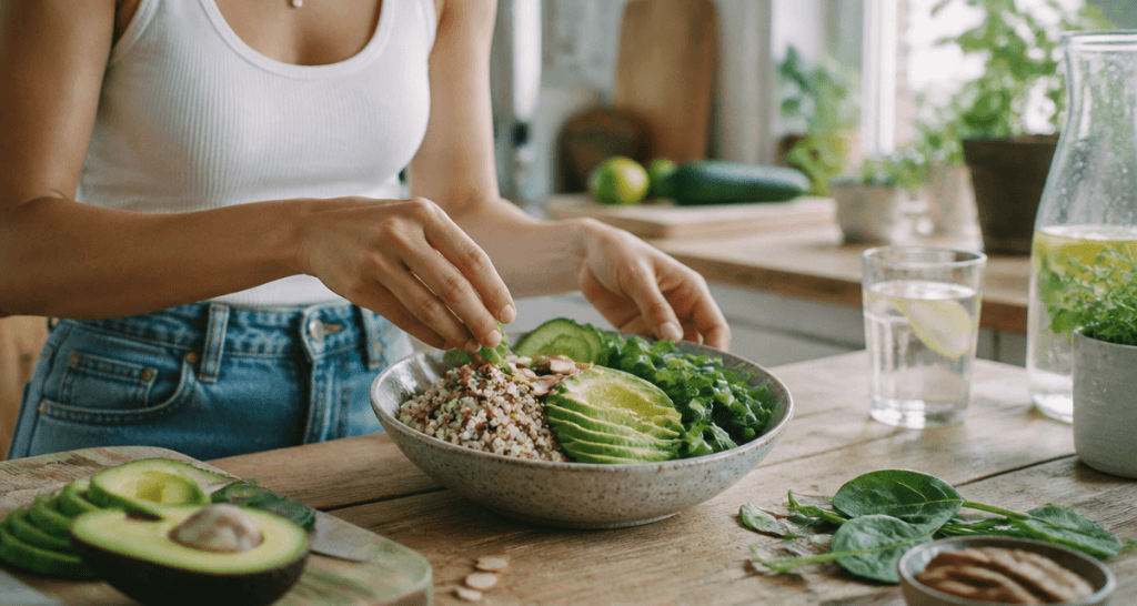aliment pour perdre le ventre bol quinoa avocat
