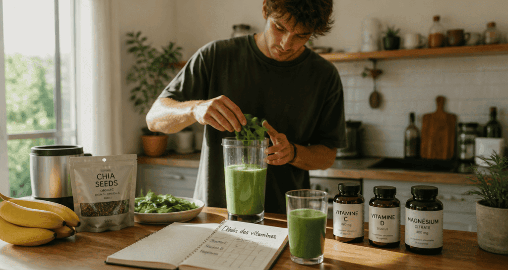 au bout de combien de temps les vitamines font effet smoothie compléments
