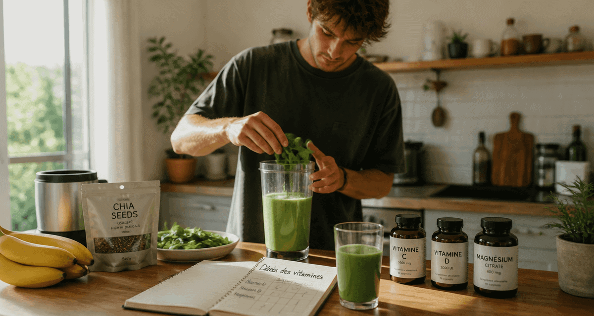 au bout de combien de temps les vitamines font effet smoothie compléments