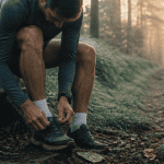 courir avant ou apres manger coureur lacets foret
