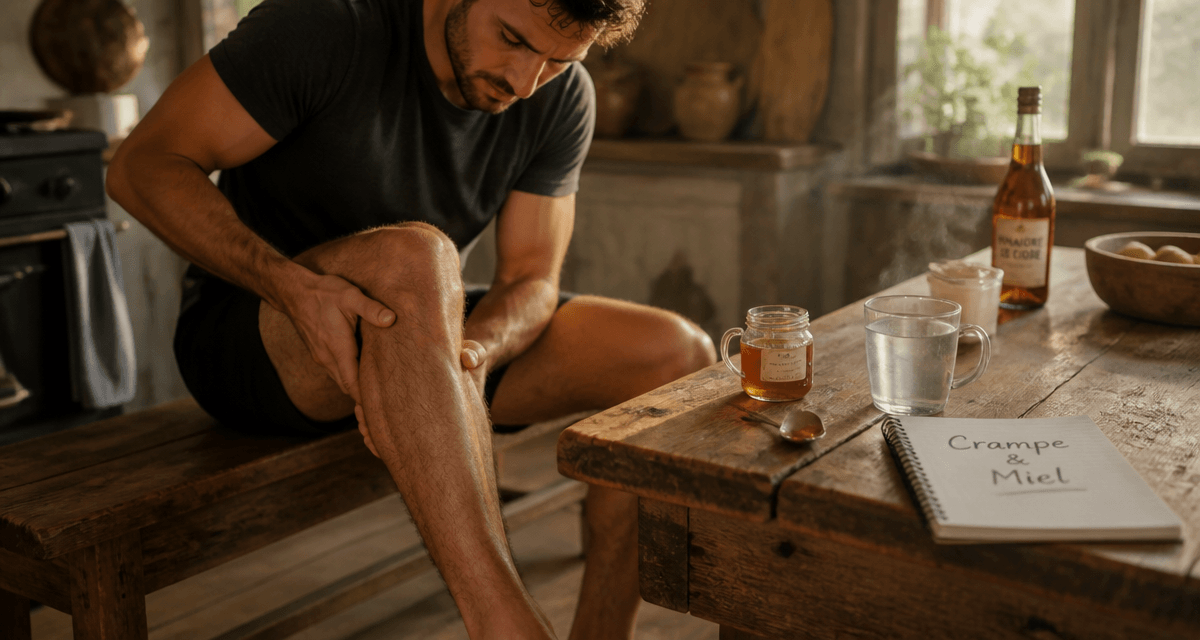 le miel contre les crampes sportif cuisine