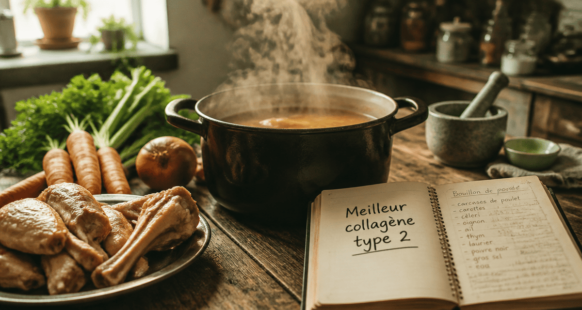meilleur collagene type 2 bouillon cuisine familiale