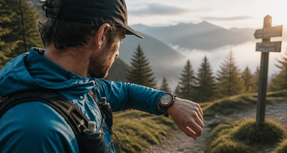 meilleur montre gps avec cartographie sur sentier forestier