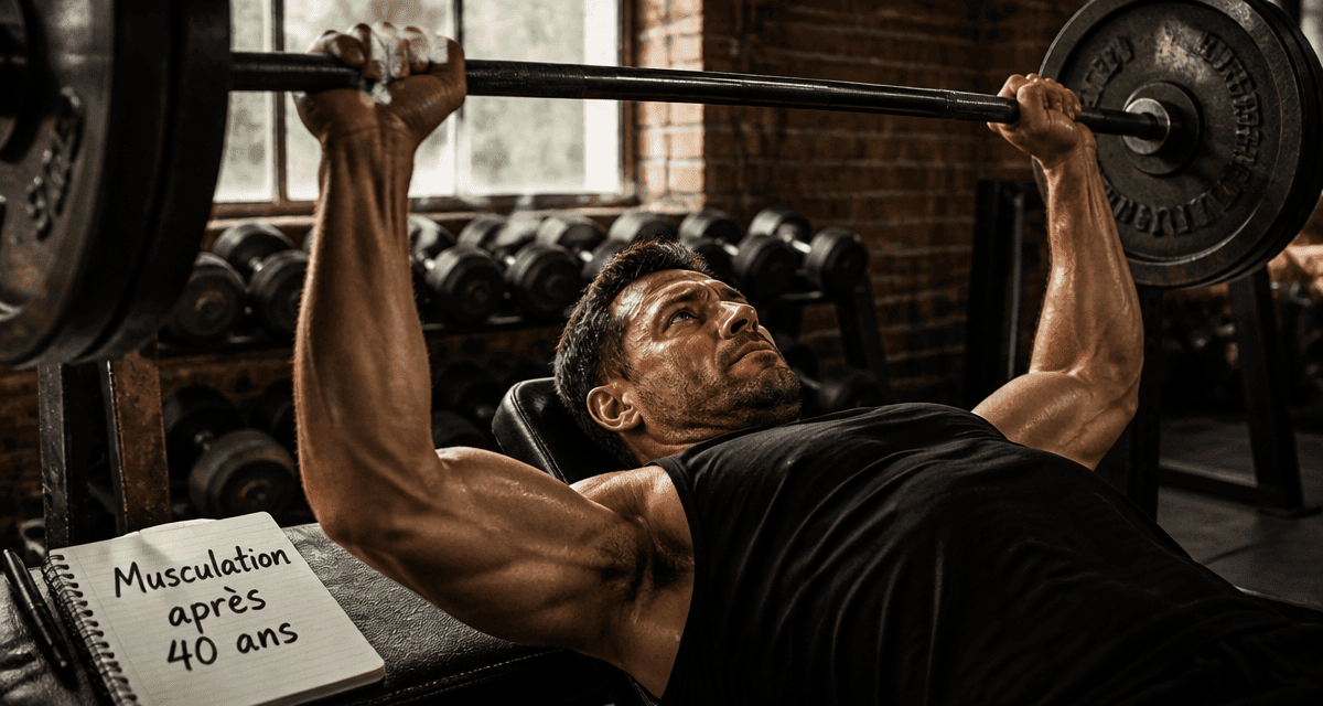 musculation homme 40 ans développé couché