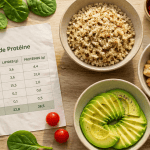 tableau glucide lipide proteine avec aliments