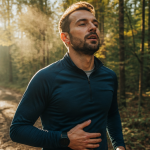 comment bien respirer en courant coureur main abdomen