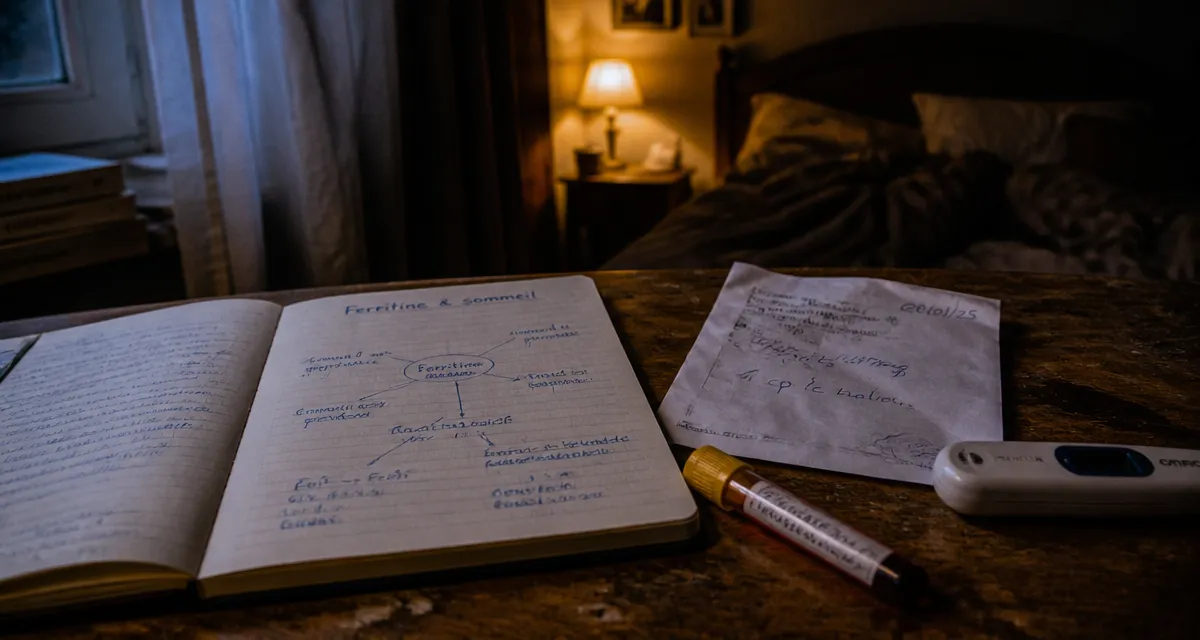 Hémochromatose et sommeil : excès de fer, carnet médical et prélèvement sanguin près du lit