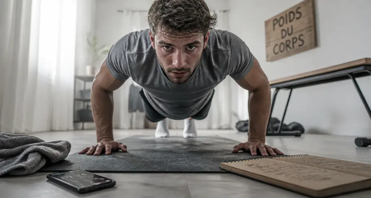 Musculation poids du corps programme : séance de calisthénie sans matériel