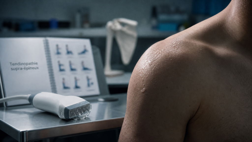 tendinopathie supra épineux, épaule et échographie clinique